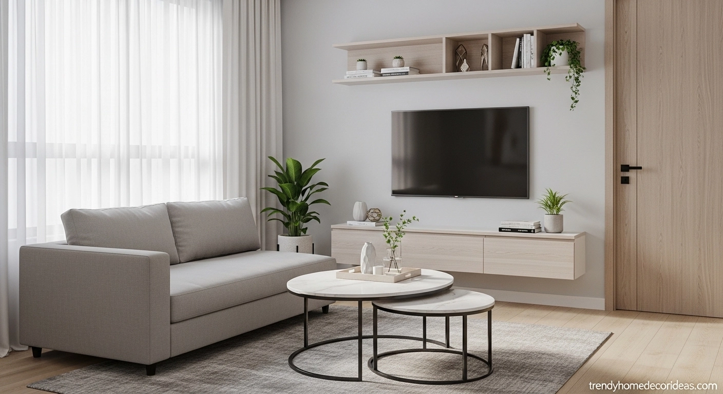 Space-Saving Furniture Setup